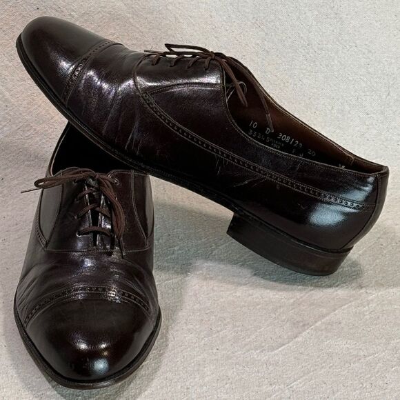 Vintage Florsheim Cap Toe Oxfords Mens Size 10D main image 6